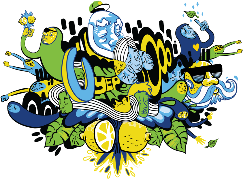 Brisk Lemon Iced Tea, By Jt Daniels, Copyright Jt Daniels - Graphic Design Clipart (1000x750), Png Download