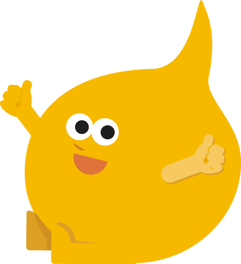 This Is A Sticker Of Bunceeman Giving A Thumbs Up - Thumb Signal Clipart (785x860), Png Download