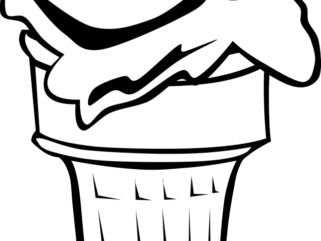 Cone Clipart Ice Ceam - Clip Art Ice Cream Cone Transparent - Png Download (640x480), Png Download