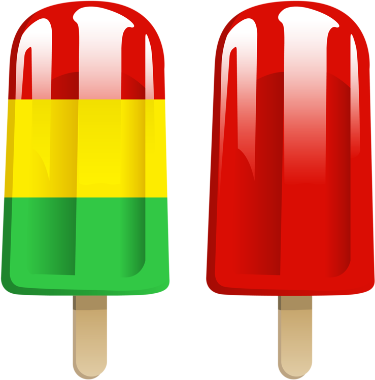 Red Ice Cream Clipart - Ice Pop Clipart - Png Download (556x563), Png Download