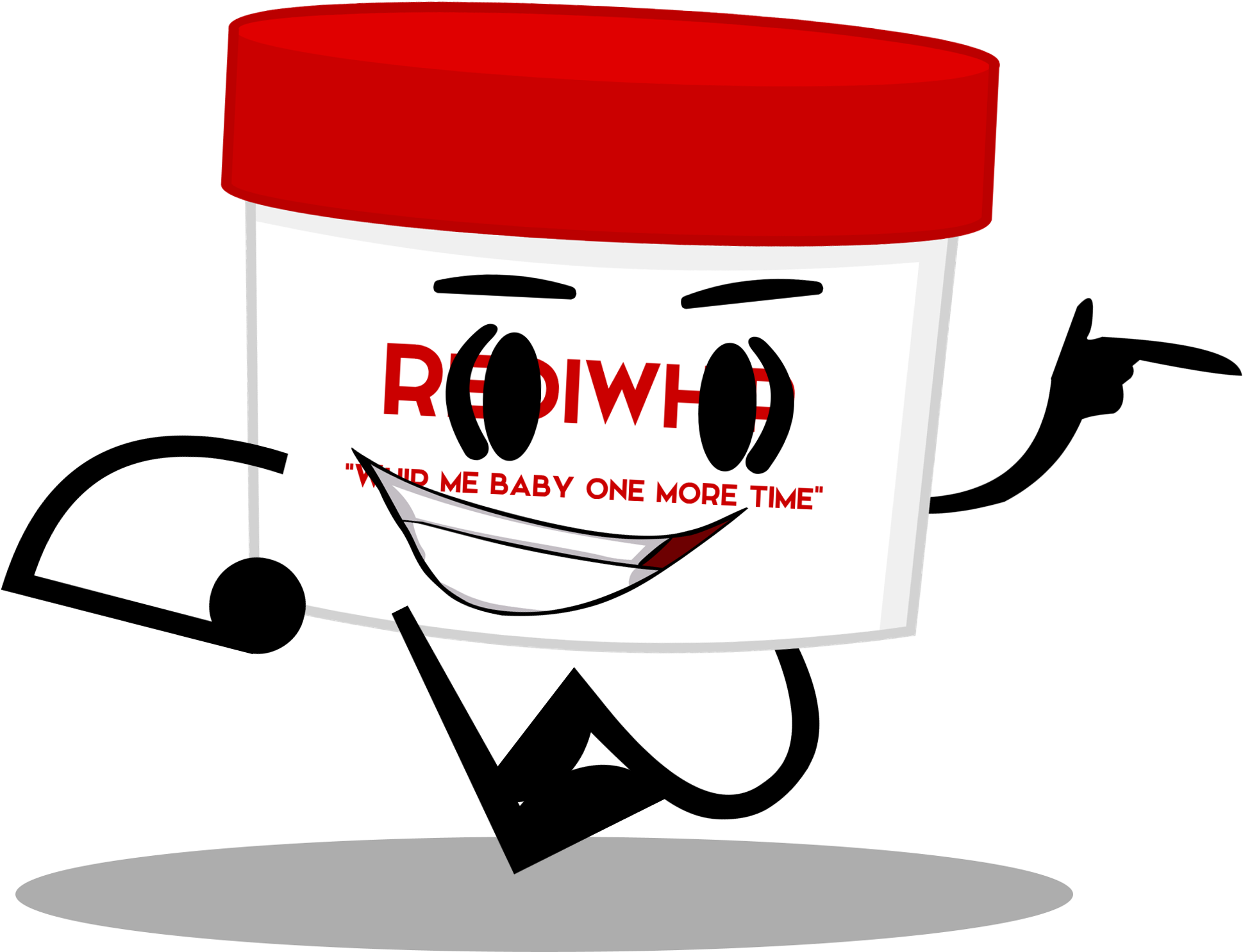 Whipped Cream New Pose - Object Terror Whipped Cream Clipart (1942x1505), Png Download