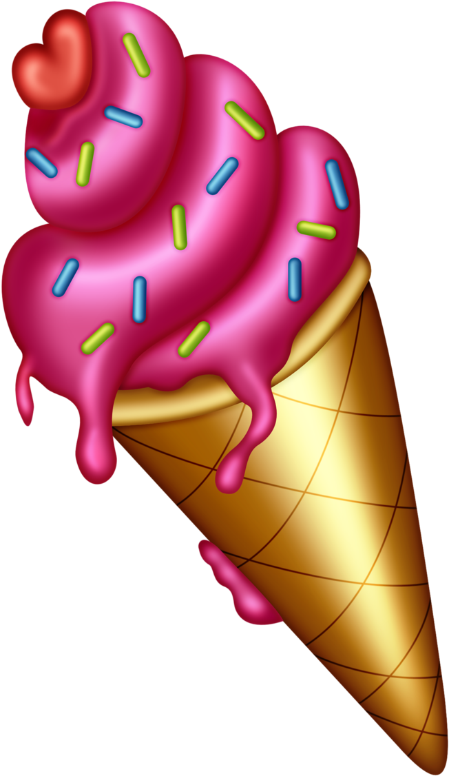 Pp 25 - Candyland Ice Cream Cone Clipart (835x1280), Png Download