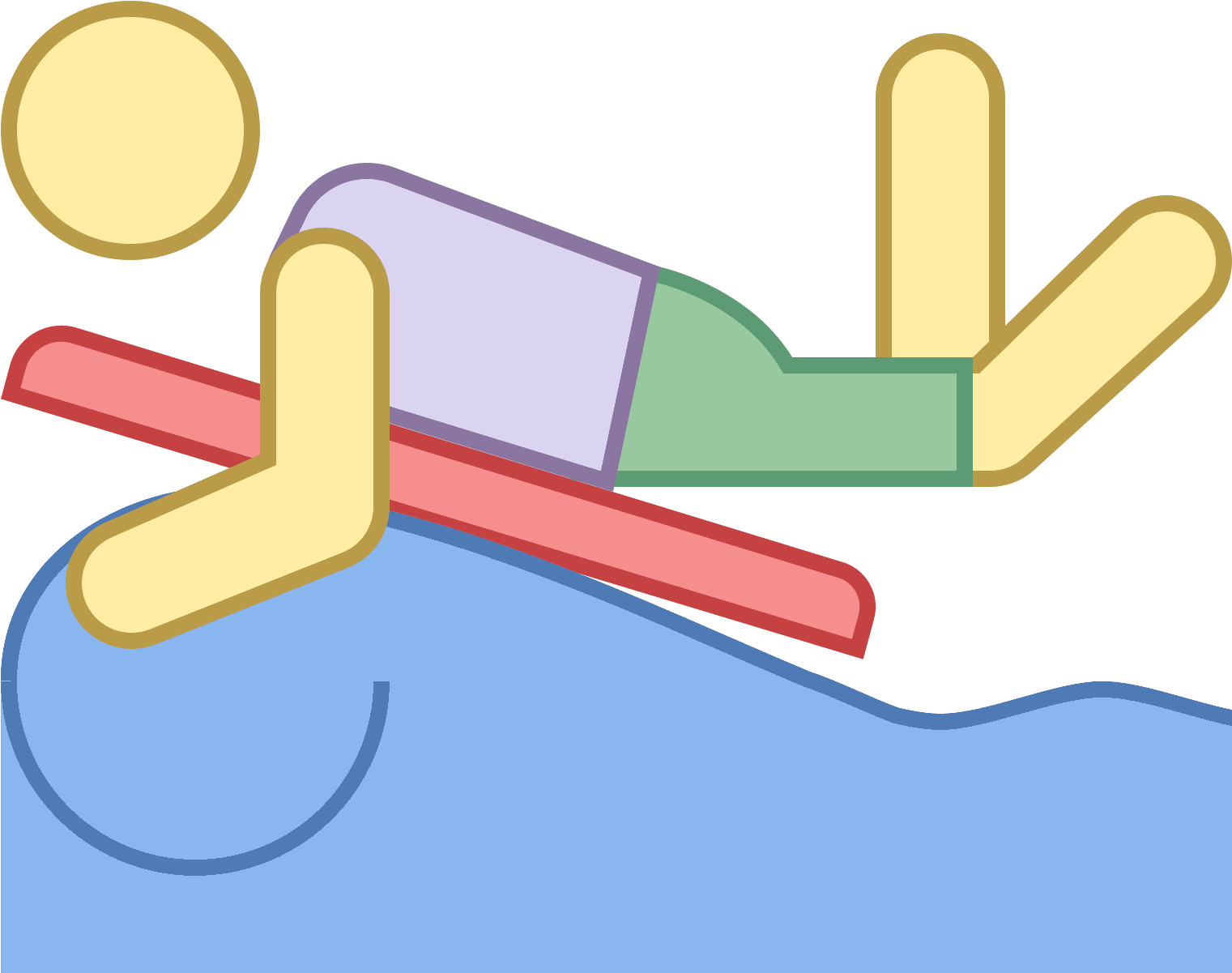 Bodyboarding Icon Clipart - Full Size Clipart (#239696) - PinClipart