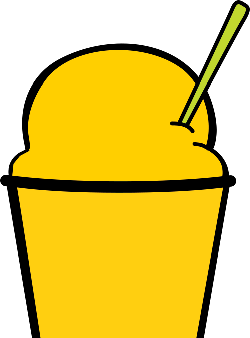 Tasty Frozen Treats Served Up With A Smile - Clip Art - Png Download (499x672), Png Download
