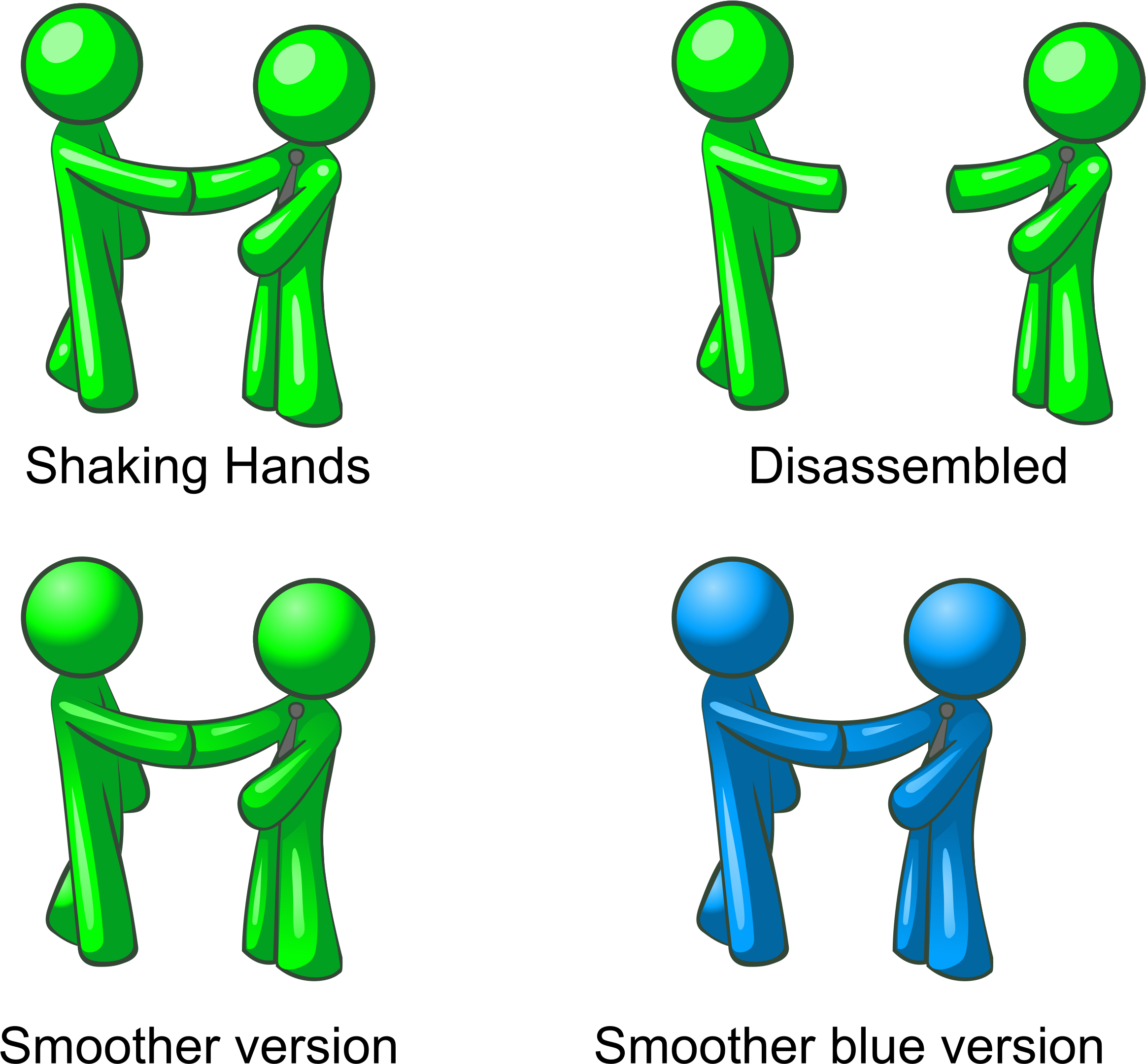 Men Shacking Hand Clipart (800x743), Png Download