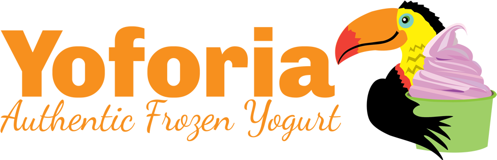 Logo Design By Howell Designs For Yoforia Frozen Yogurt Clipart (1000x313), Png Download