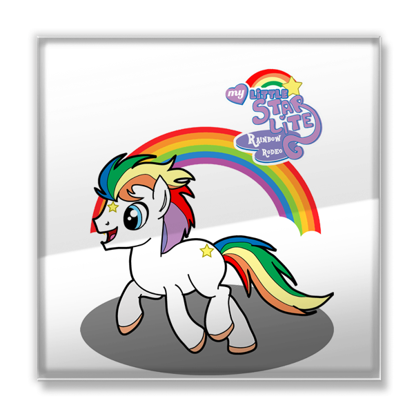Cartoon, Cute, Funny, Geek, Horse, Mashup, My Little Clipart (600x600), Png Download