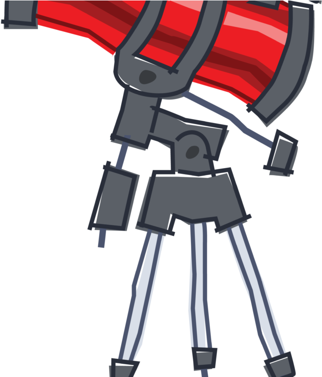 Red Telescope Clipart (1024x768), Png Download