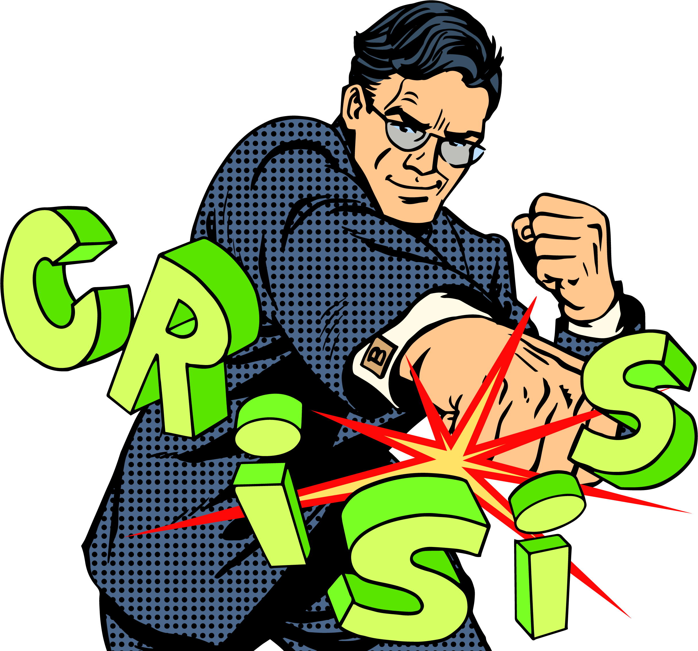 Businessperson Pop Art Royalty Clipart (2500x2500), Png Download