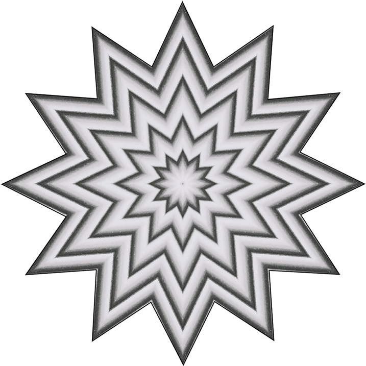 Grey Star Pattern Clipart - Png Download (717x717), Png Download