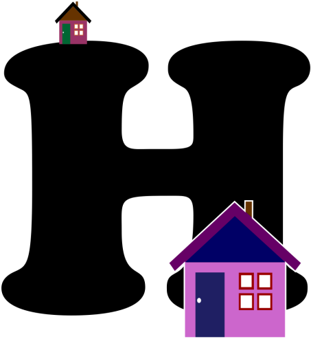 English With Picture Letter Clipart (640x640), Png Download