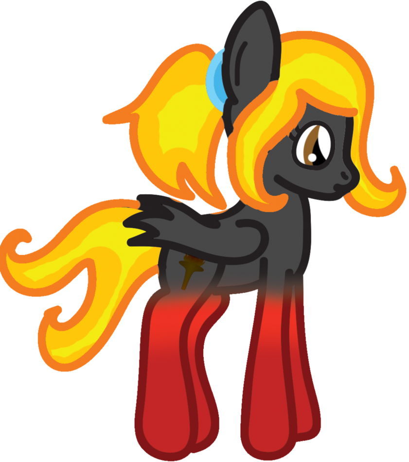 Flaming Torch By Ricepoison Clipart (841x951), Png Download