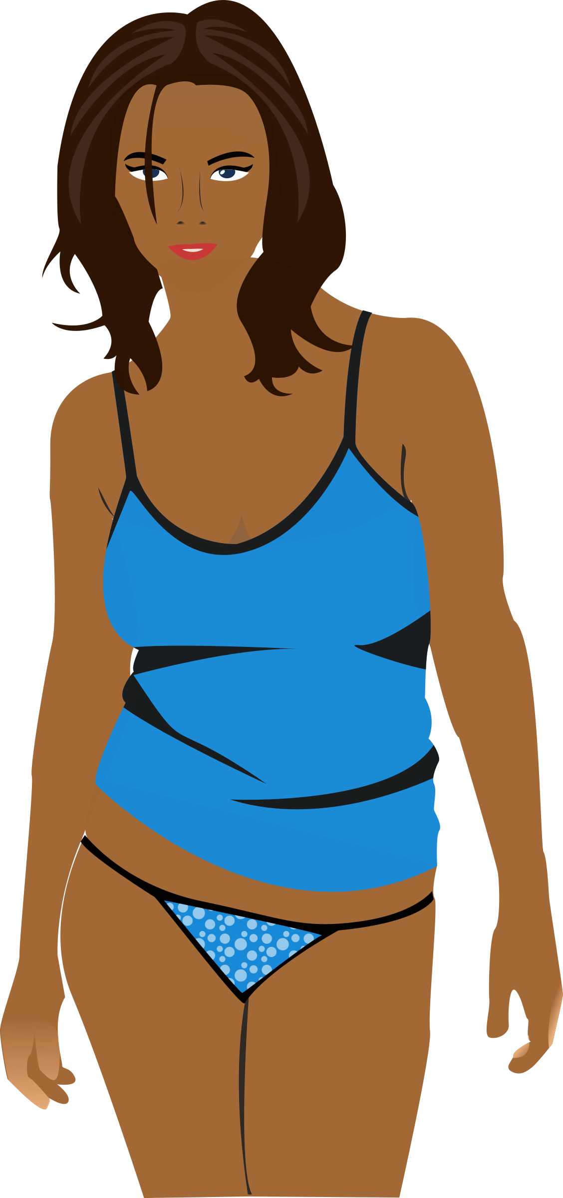 Wearing Undies 2 Clipart (1128x2400), Png Download