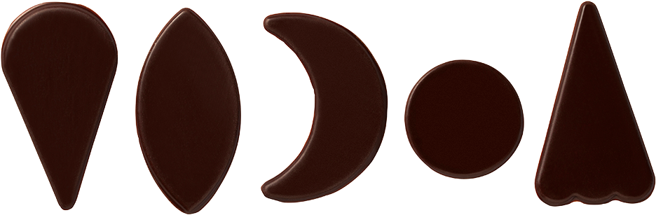 Dark Chocolate Standard Assortment Clipart (1000x1000), Png Download