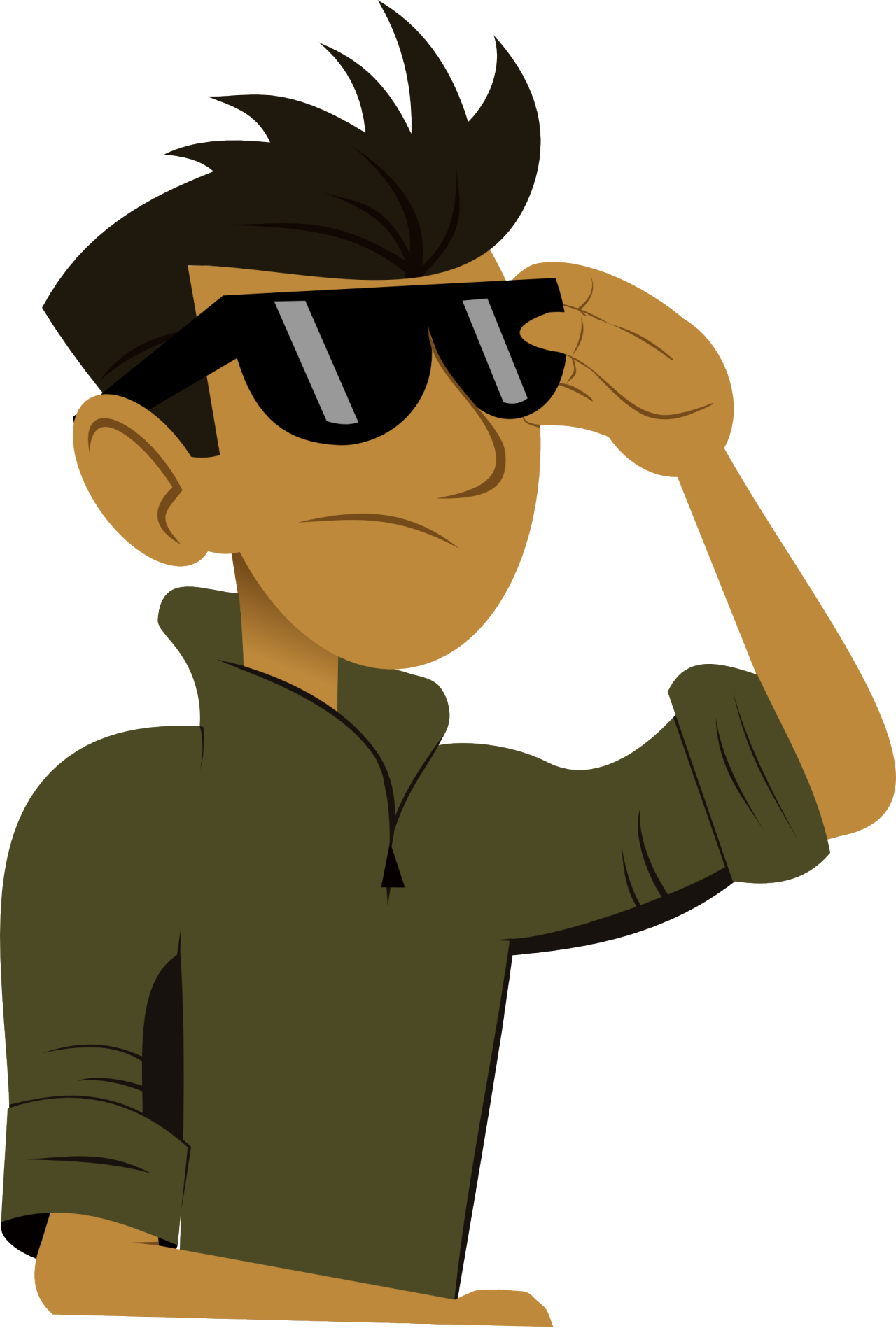 Chris Kratt- Deal With It ~ By Brony Kratt My First Clipart (1280x1898), Png Download