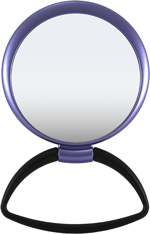 Hanging / Standing Mirror 1x/5x Black Handle, Matte Clipart (611x817), Png Download