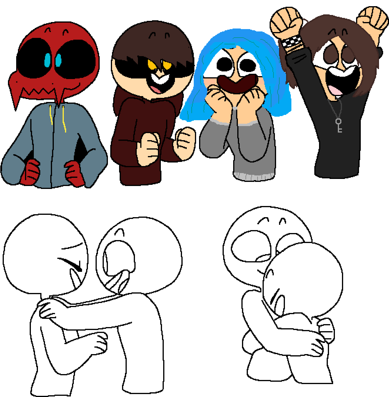 Friends Forever Clipart (1400x1400), Png Download