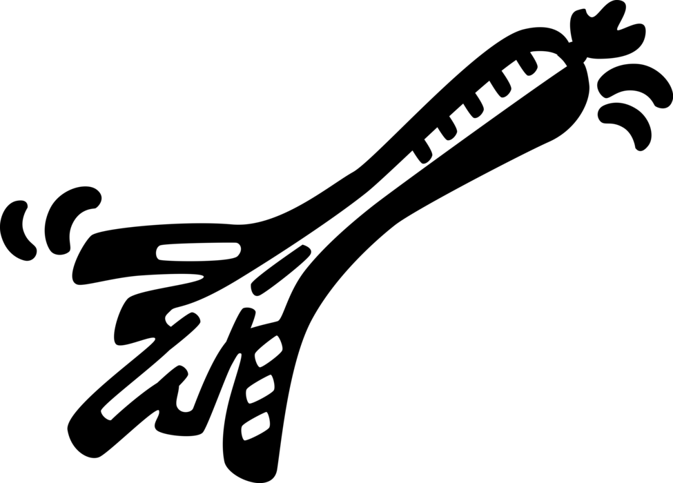 Vector Illustration Of Edible Vegetable Celery Stalk Clipart (975x700), Png Download