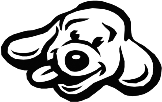 Autocollants Sticker T U00eate De Chien An116 Stickers Clipart (600x600), Png Download