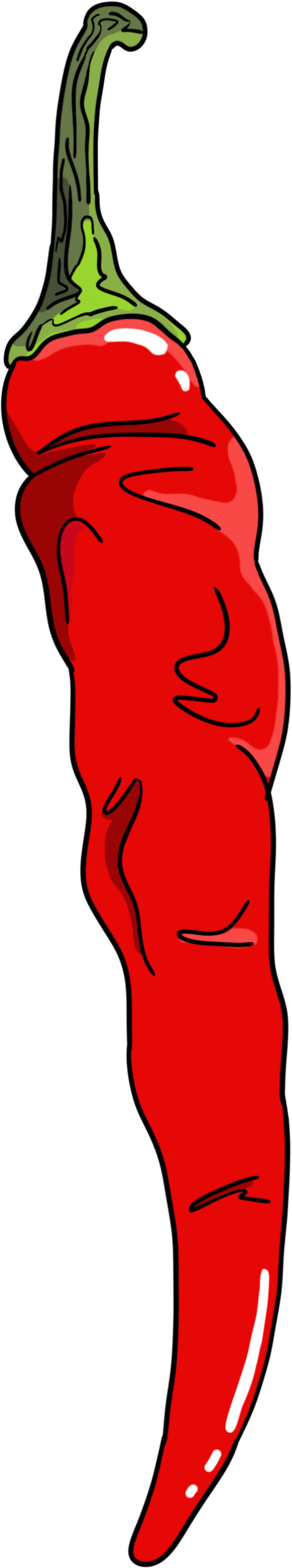 Pin By Mojo Coffee Time On Chili Peppers And Hot Stuff Clipart (2000x4000), Png Download