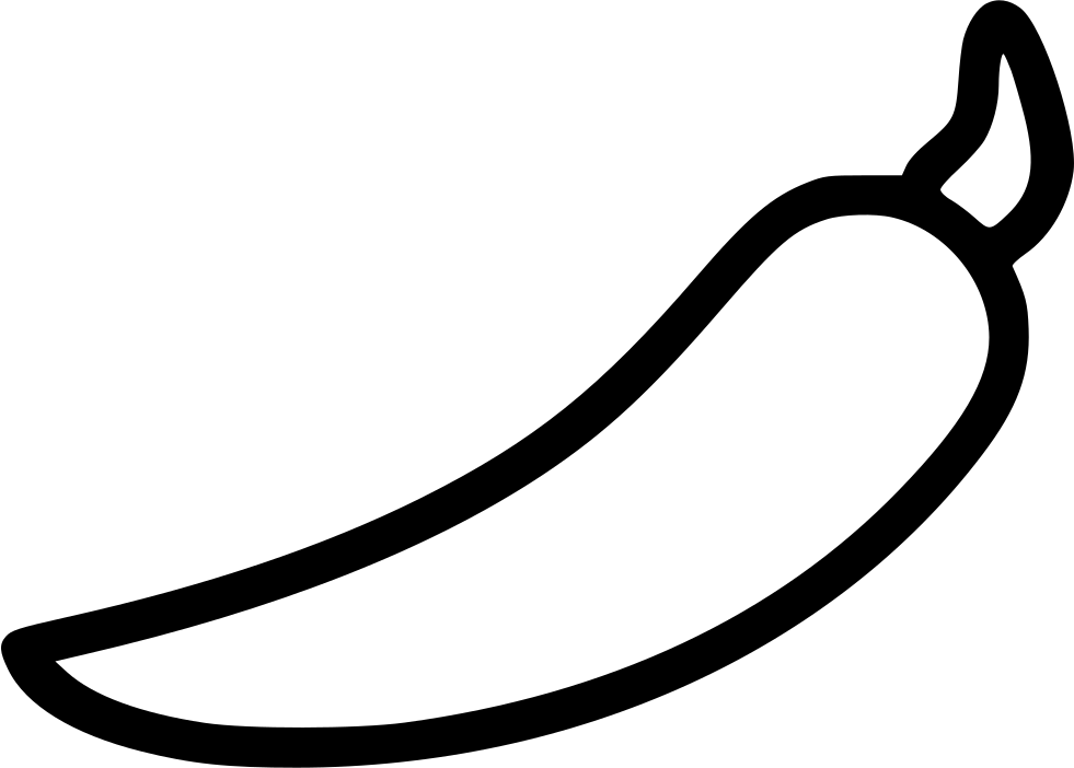 Vegetable Green Red Chilli Pepper Comments Clipart (981x702), Png Download