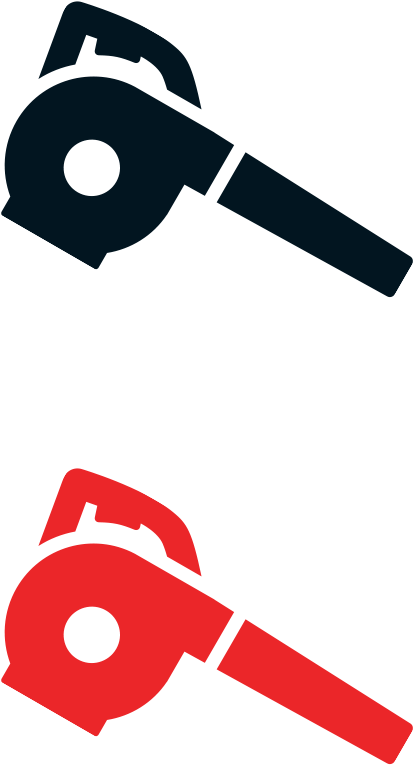 Landscape Clipart Leaf Blower - Png Download (458x916), Png Download