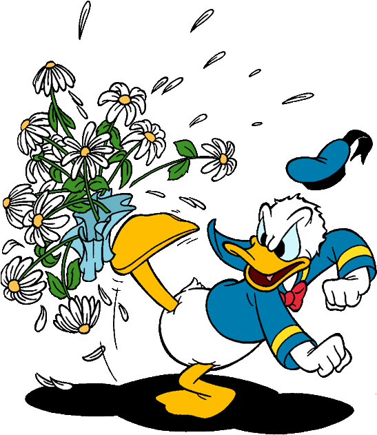 Donald Clip Art Disney Galore Face Swinging - Png Download (550x676), Png Download