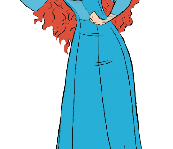 Dress Clipart Merida - Png Download (640x480), Png Download