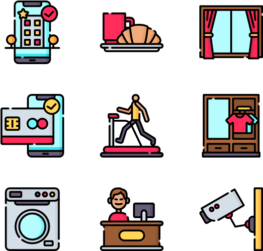Hotel Service Clipart (600x564), Png Download