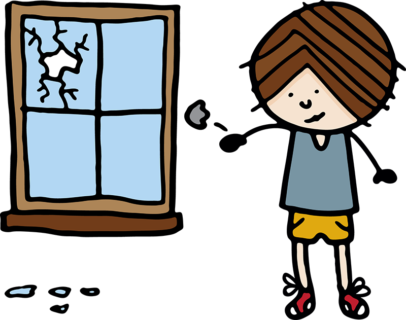 Broken Window Clipart (800x631), Png Download