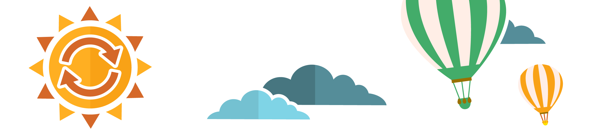 Sky Clipart (2534x574), Png Download