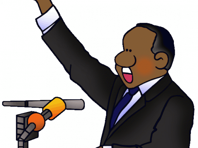 Martin Luther King Clipart - Png Download (640x480), Png Download