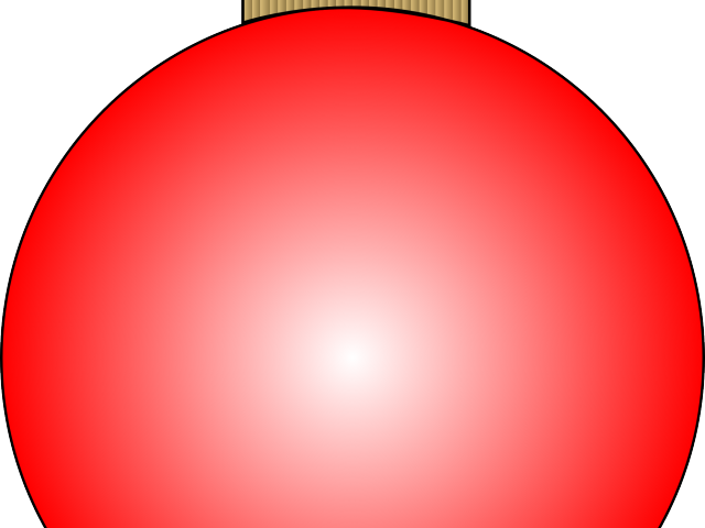 Christmas Tree Clipart Ball - Png Download (640x480), Png Download