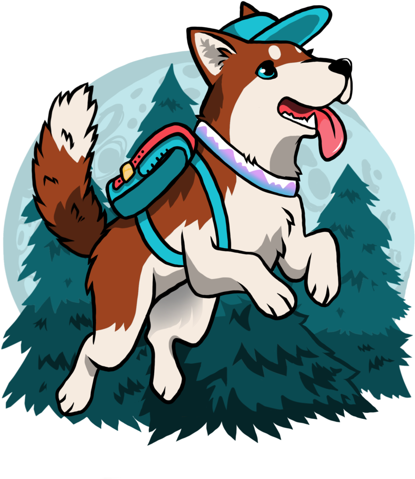 Adventure Pup Tank Top Clipart (848x1024), Png Download