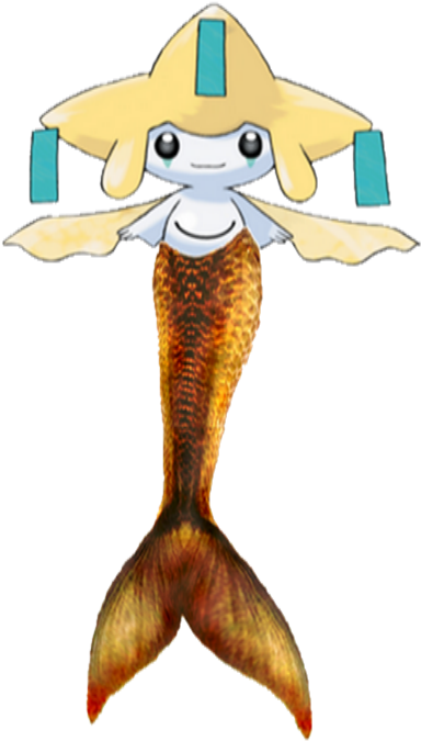 Mermaid Jirachi Clipart (680x696), Png Download