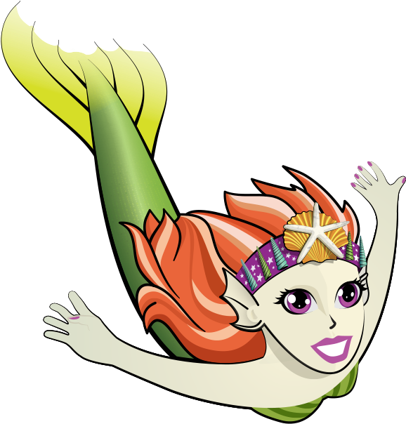 The Mermaid Poo Experience Clipart (663x779), Png Download