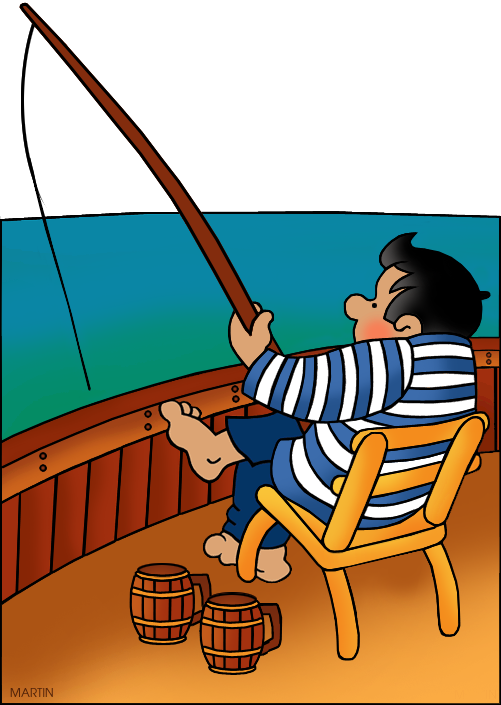 Fishing Clipart (501x705), Png Download