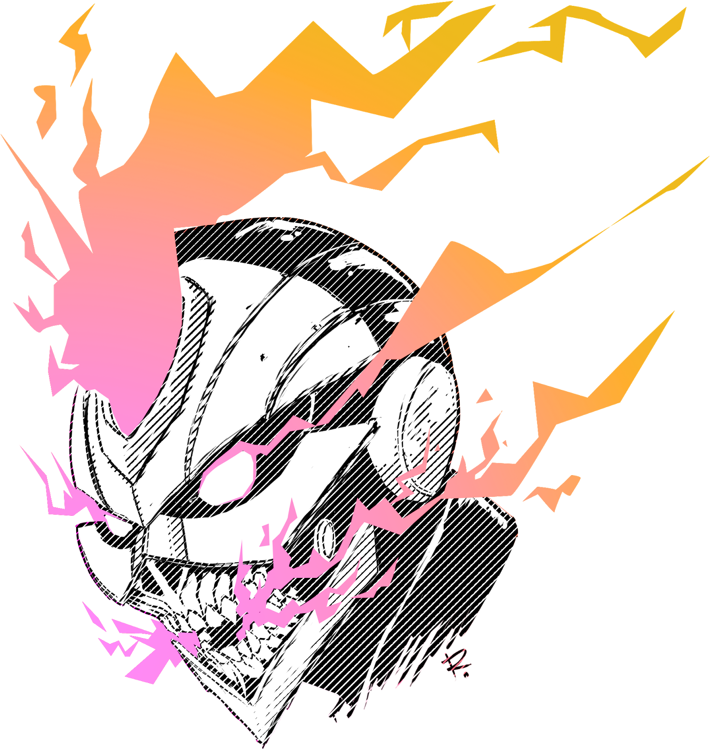 Robbie Reyes, Ghost Rider Clipart (1600x1600), Png Download