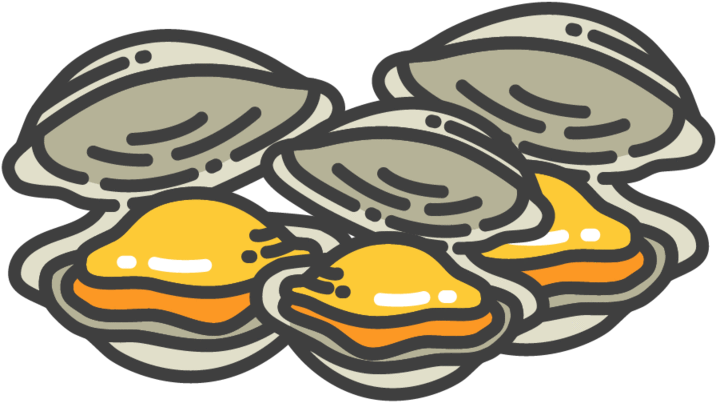 Bunch Of Clams Shirt Clipart (720x720), Png Download