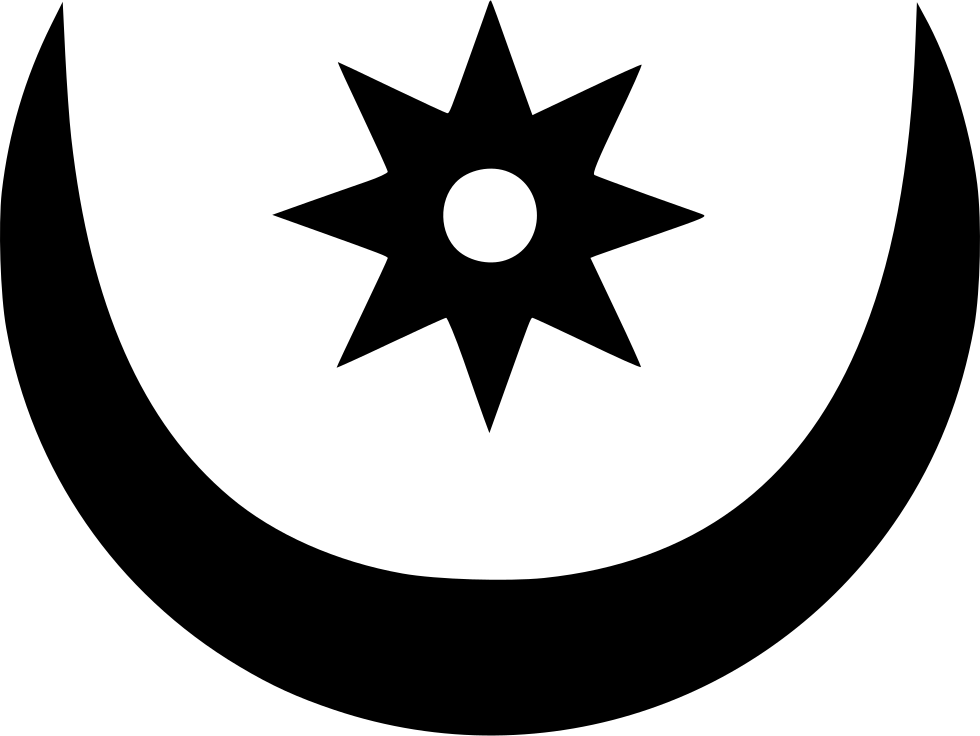 Osram Ne Nsoroma Faithfulness Moon And Star Comments Clipart (980x736), Png Download