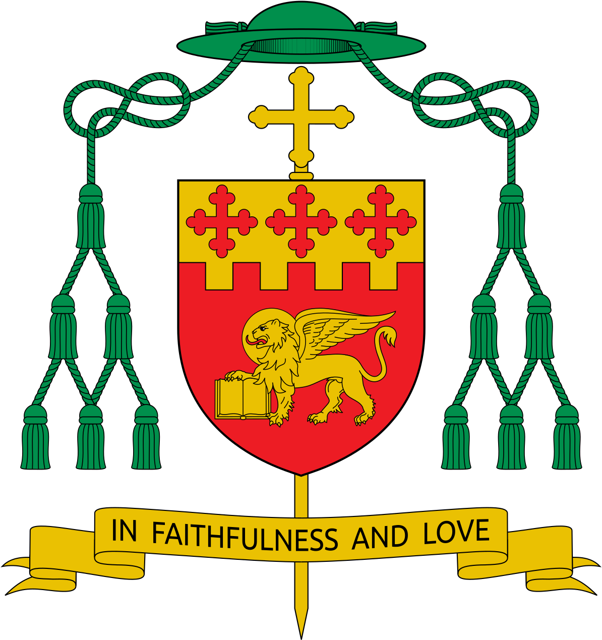 Coat Of Arms Of Michael William Fisher Clipart (960x1023), Png Download