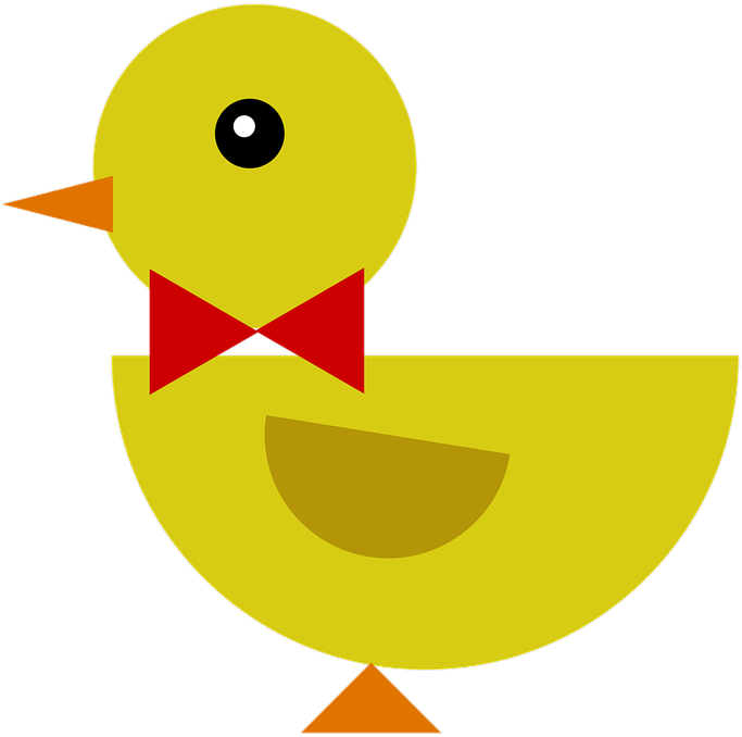 Duckling Clipart Duck Bill - Png Download (801x720), Png Download