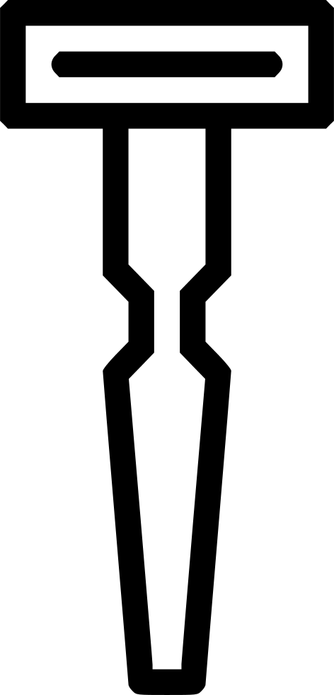 Razor Comments Clipart (472x980), Png Download