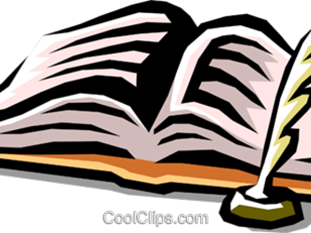 Feather Clipart Book - Png Download (640x480), Png Download