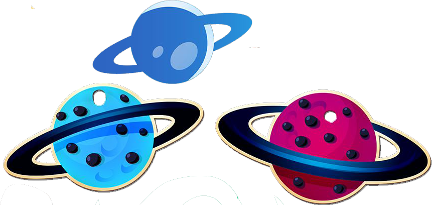 Planets Clipart Candy - Png Download (861x408), Png Download