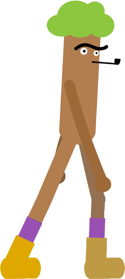 Michaelangelo Walk Cycle Clipart (1532x1200), Png Download