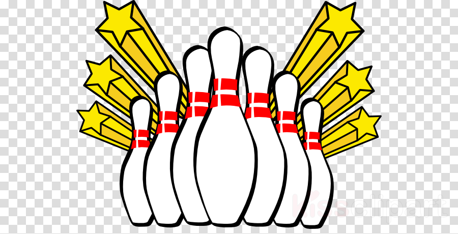 Bowling Clip Art Clipart Bowling Pins Clip Art - Png Download (900x460), Png Download