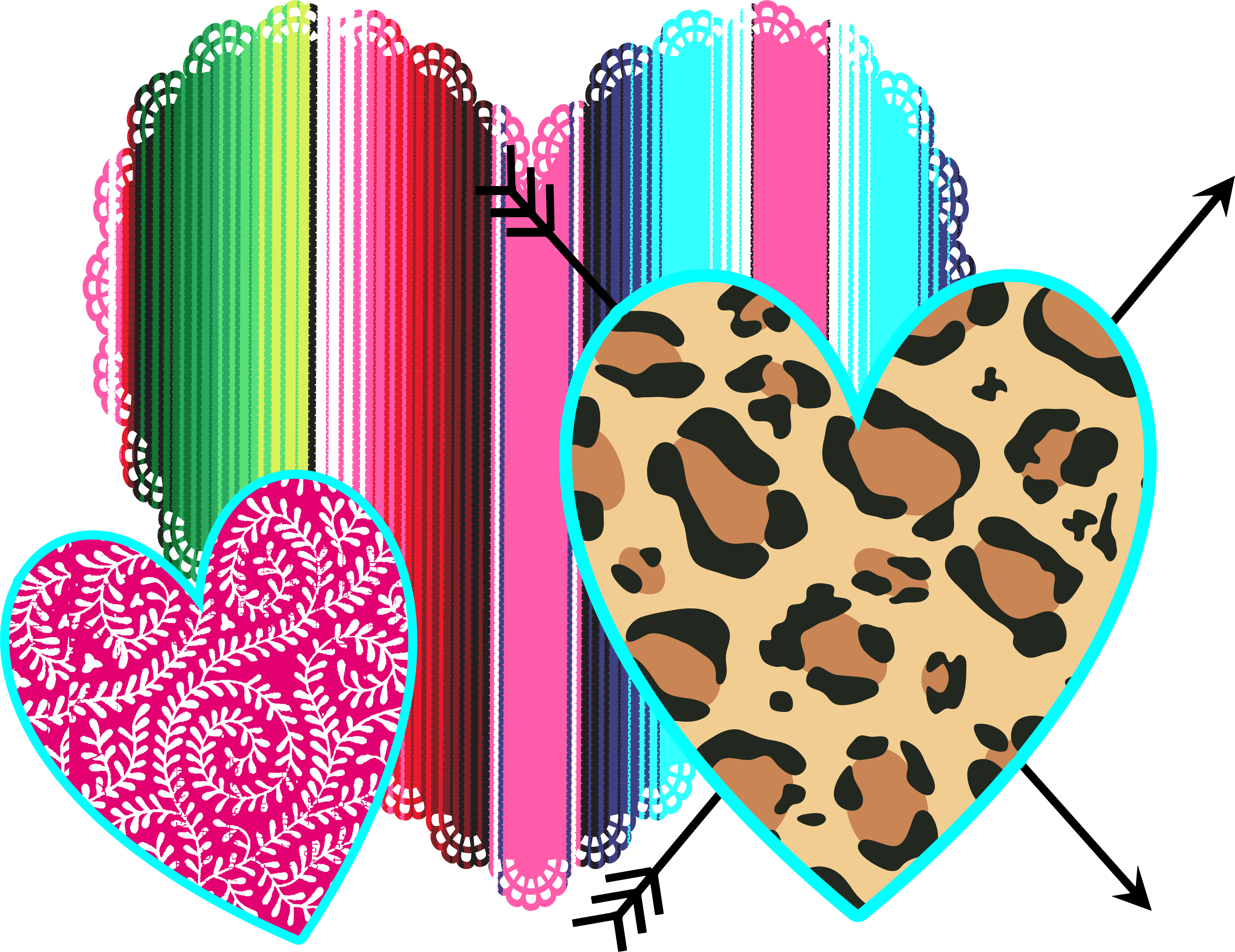 Valentine Transfers 2018 Clipart (4054x3125), Png Download