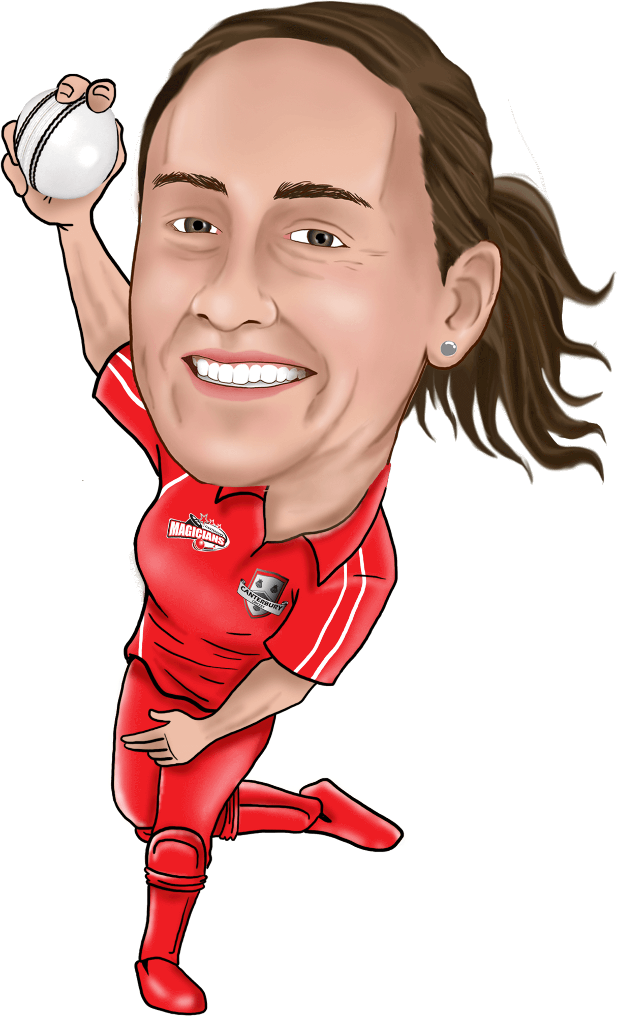 Cricket Clipart Woman Cricket - Png Download (1448x2048), Png Download
