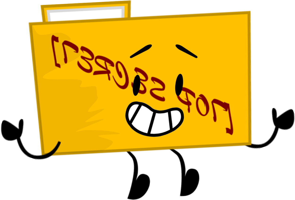 Folder Pose Clipart (1303x883), Png Download